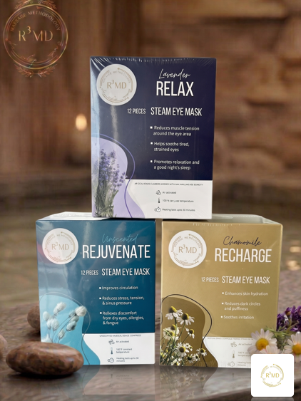Self Heated Eye Mask: FREE ( 3 boxes of 12 masks: unscented, lavender, chamomille