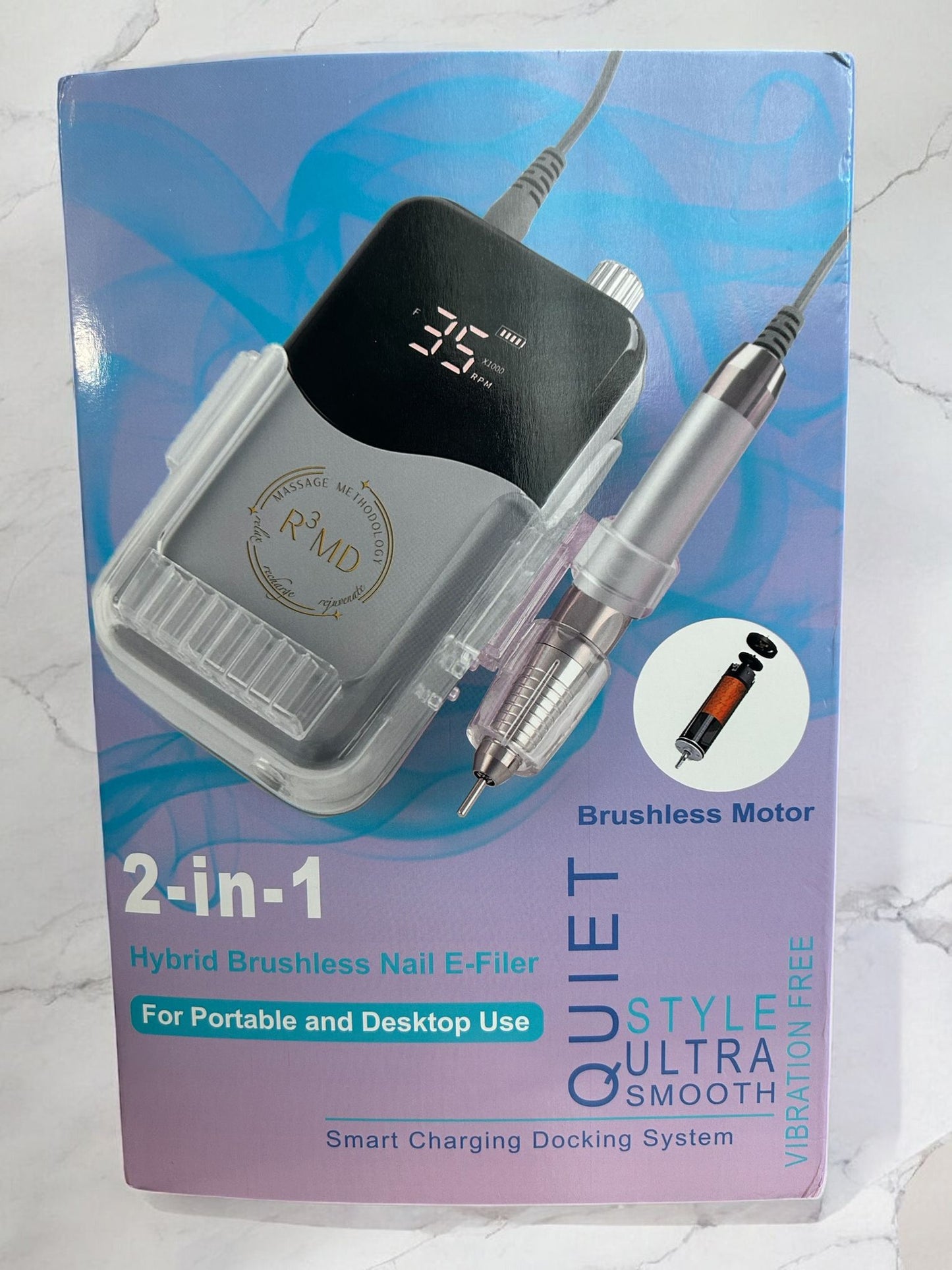 Professional 35k Hybrid Brushless Nail E-Filer