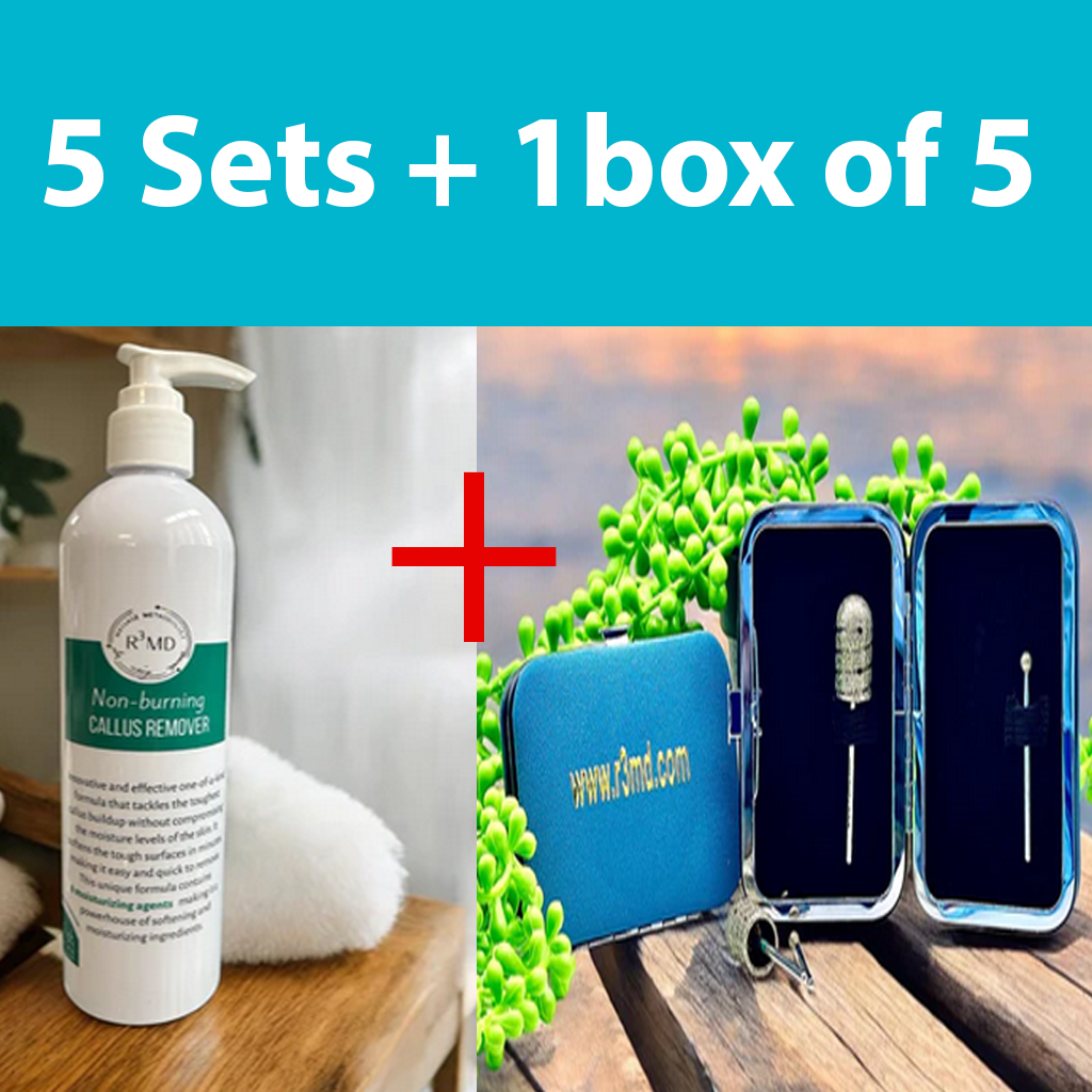 5 Sets of Pedicure Bits and 1 box of 5-12oz Non-Callus Remover FREE Gift