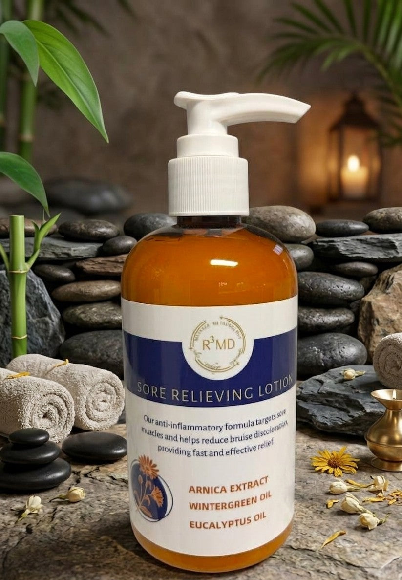 Sore Relieving 8oz Lotion : FREE