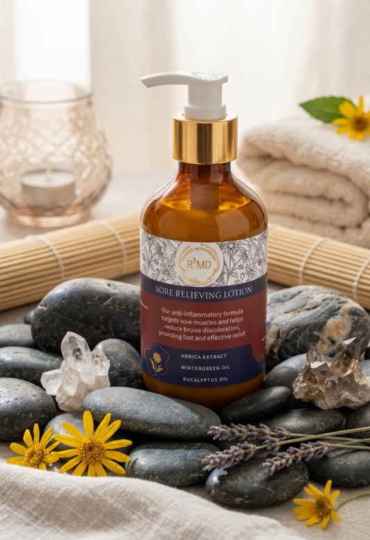 Sore Relieving 8oz Lotion : FREE