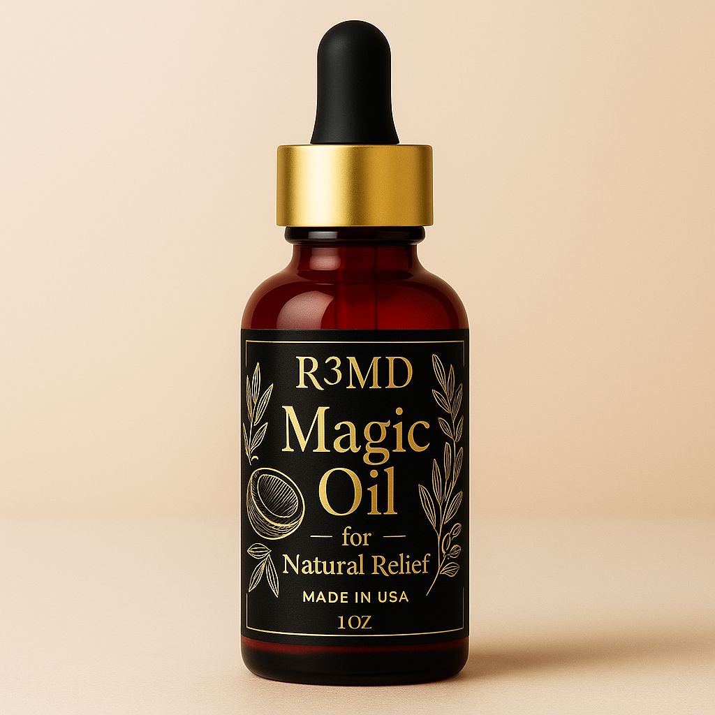 R3MD Magic Oil for Natural Relief – 1 oz (Made in USA)