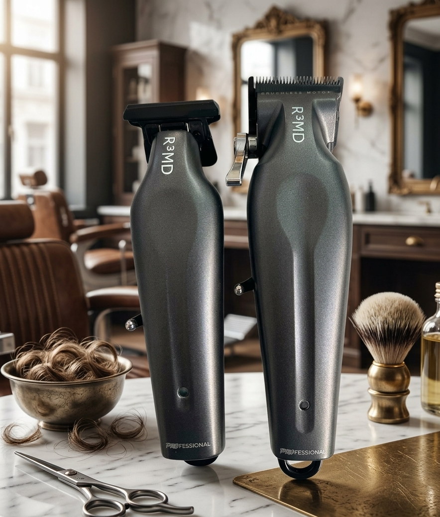 R³MD Clipper & Trimmer Set – Professional Brushless Duo for Cutting & Detailing